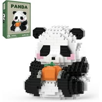 Mini Building Blocks Panda Toy for Kids 13 14 15 16 , Mini Blocks Building Sets for Adults, Easter/Birthday for Teens(554 PCS) (Laid-Back Panda)