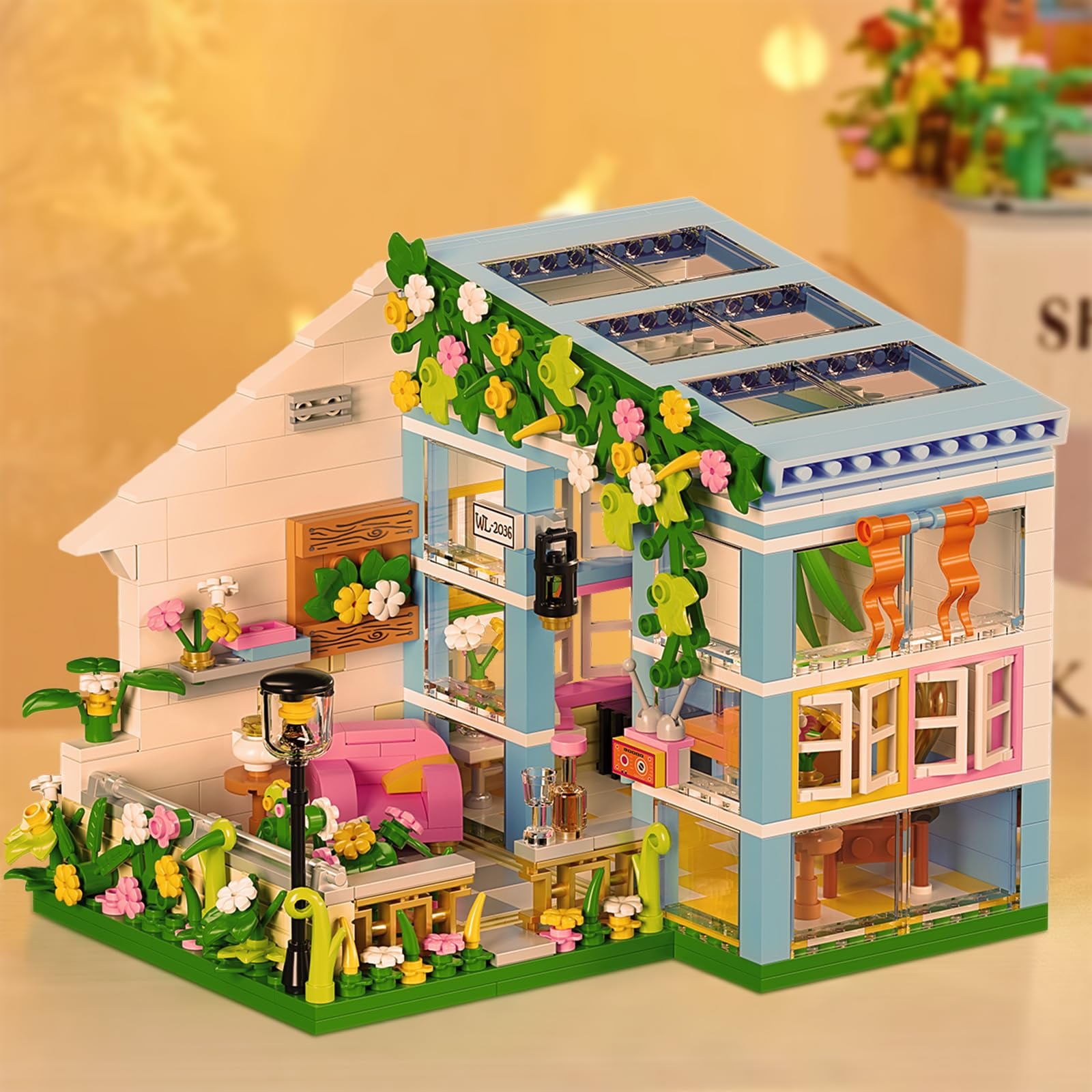 Mini Building Blocks Set Toys Friendship Dream House Girl Family House
