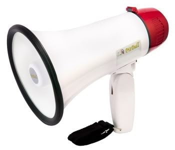 AJ WHOLESALE Mini Bull Horn Megaphone Voice Amplifier Loud Speaker Bullhorn Mega Phone