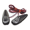 thumbnail image 1 of Mini Bullet LED Turn Signal Clear Black Motorcycle Blinker Surface Mount Light, 1 of 3