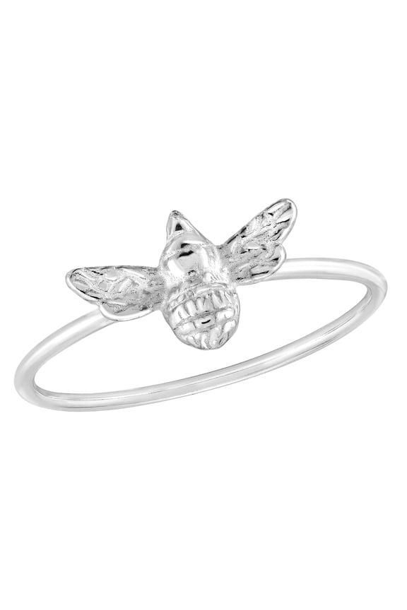 Mini Bumble Bee Personal Power .925 Sterling Silver Ring-8