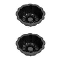 thumbnail image 1 of Mini Bundt Cake Pan, 4 Inch Cake Pan for Cupcake Muffin Brownie Pudding, Small Bbundt Cake Pans for Baking 2Pcs, 1 of 8