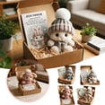 thumbnail image 1 of Mini Bunny Hug Cute Easter Gift Crochet Animals Rabbit Doll with Inspirational Card for Women Girls, 1 of 5