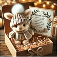 thumbnail image 1 of Mini Bunny Hug Cute Easter Gift Plush 2025 Bunny in a Box Hugs Positive Bunny Stuffed Animal Rabbit Soft Floppy Easter Ideas Bunnies Basket Stuffers Doll Emotional Support Inspirational Gifts, 1 of 5