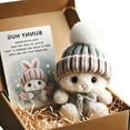thumbnail image 1 of Mini Bunny Hug Cute Easter Gift Plush 2025 Bunny in a Box Hugs Positive Bunny Stuffed Animal Rabbit Soft Floppy Easter Ideas Bunnies Basket Stuffers Doll Emotional Support Inspirational Gifts, 1 of 3