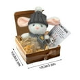 thumbnail image 1 of Mini Bunny Hug Cute Easter Gift Plush 2025 Bunny in a Box Hugs Bunny Stuffed Animal Rabbit Soft Easter Bunnies Basket Stuffers Doll Gifts, 1 of 6