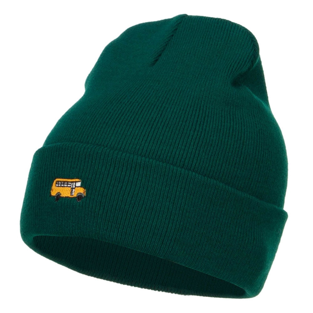 Mario Luigi Wario Waluigi Embroidered Long Beanie - Purple