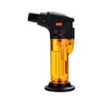 thumbnail image 1 of Mini Butane Torch Lighter, Refillable Single Jet Flame Windproof & Adjustable, Portable Utility Lighter for Candle, Camping, Fireplace, BBQ & Grill, 1 of 6