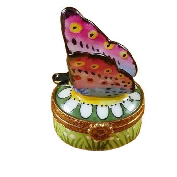 Mini Butterfly Limoges Box for Nature Lovers Limoges Box Porcelain Figurine