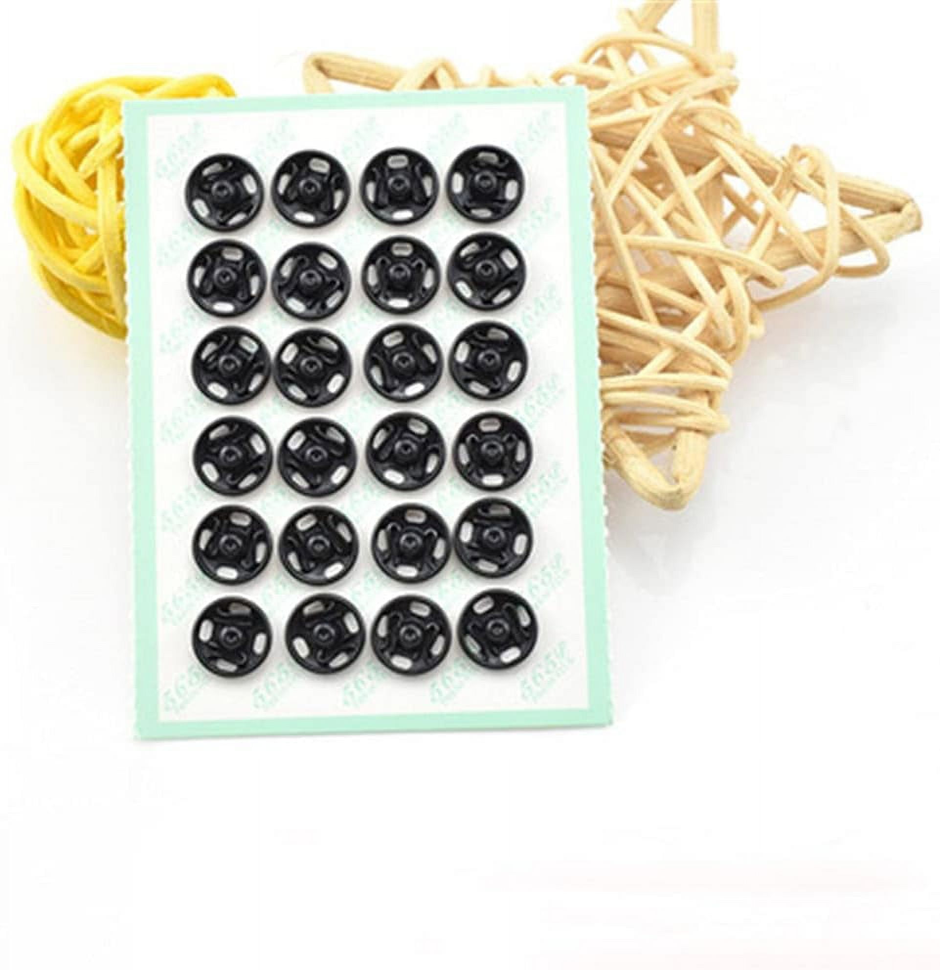 Mini Button Buckle Invisible Metal Snap Buttons Fasteners Press Studs ...