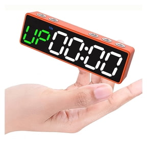 Mini Button Tabata Interval Timer Clock Gym Progmable With Magnet For Live Room ,Multi-Functional