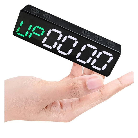 Mini Button Tabata Interval Timer Clock Gym Progmable With Magnet For Live Room