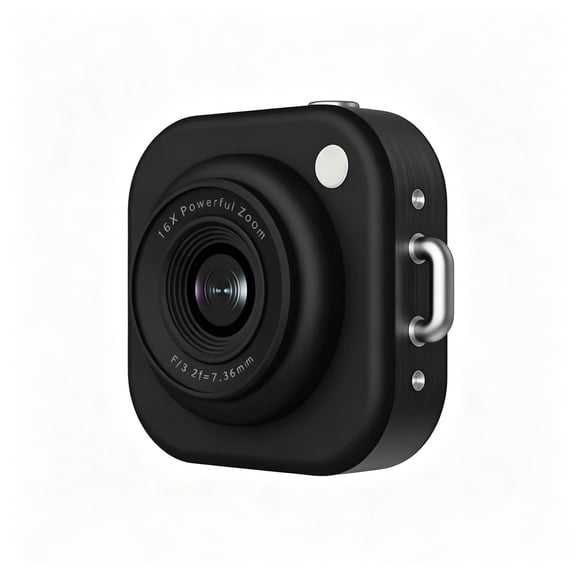 Mini CCD Camera with Built - in Display, 8GB Storage, Compact and Portable Design, High - Quality Imaging for Travel and Everyday Use,Black