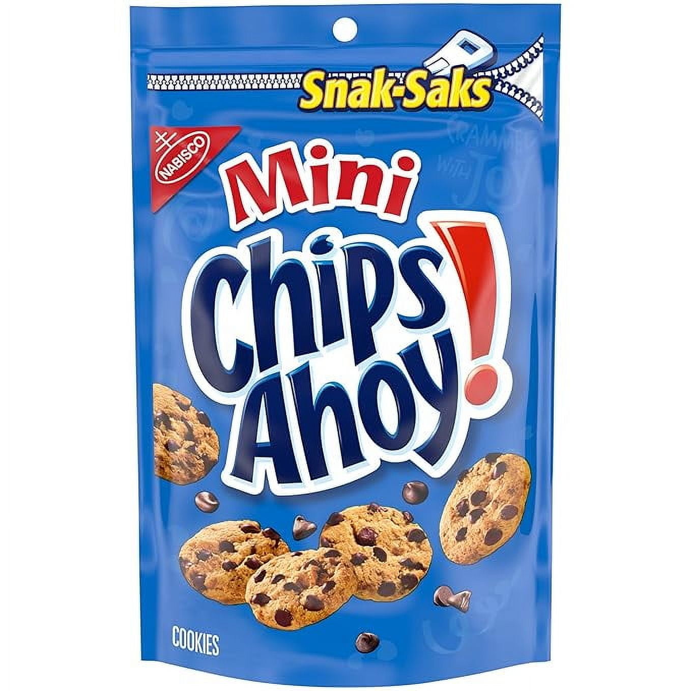 Mini CHIPS AHOY Original Chocolate Chip Cookies, 1 Snak-Sak (8 oz.)
