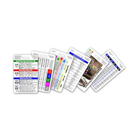 Mini CNA 6 Card Vertical Badge Reference Set