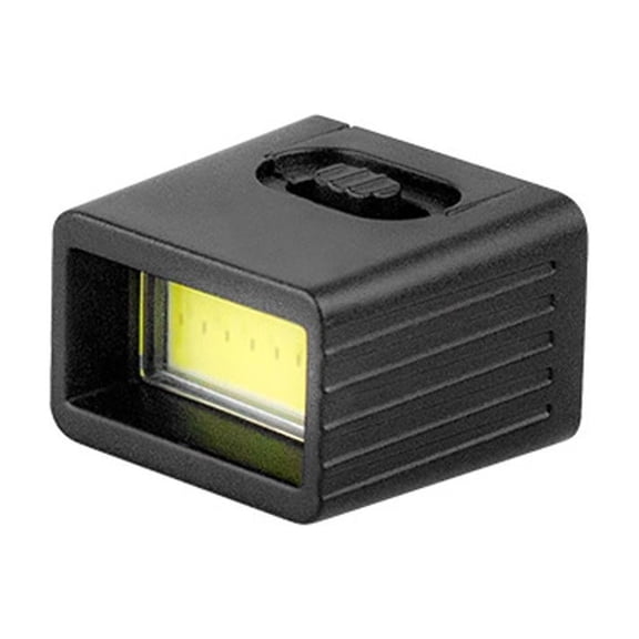 Mini COB LED Flashlight, 9V Battery Powered Pocket Torch, Waterproof Portable Work Light for Outdoor Camping, Hiking, Emergency Repair