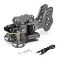thumbnail image 1 of Mini CW Key Automatic Morse - PUTIKEEG Morse Code Keyer Shortwave Radio Morse Telegraph Key Lambic Double Paddle Morse Code Key Aluminum Alloy CW Morse Code Key Three Neodymium Magnets Base - Grey, 1 of 5