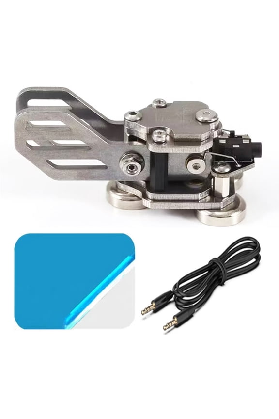 Mini CW Morse Key Double Paddle Code Keyer in Aluminium Alloy for Practise Beginner CW Telegraph Shortwave Radio