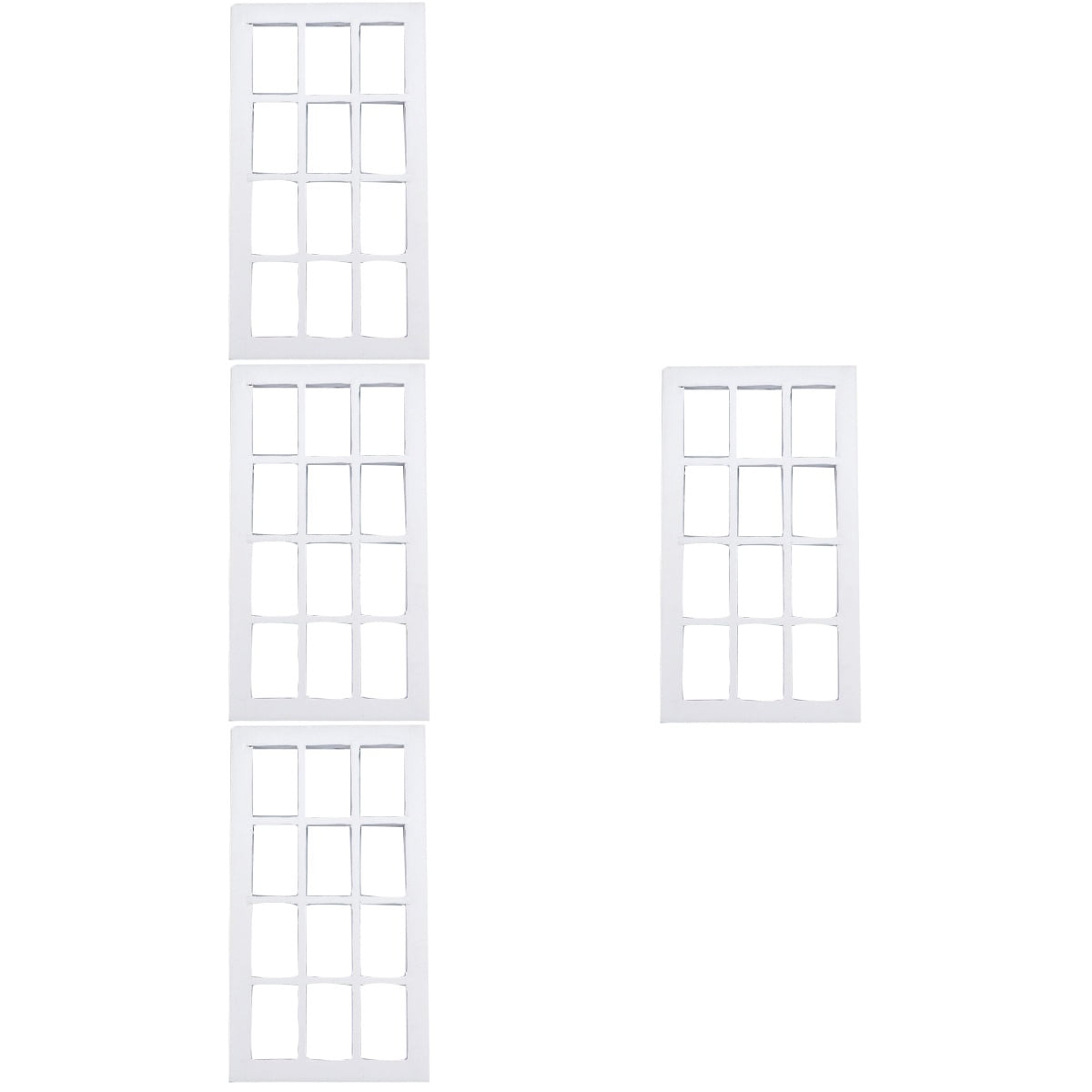 Mini Cabin Doors and Windows Miniature Furniture Wooden House