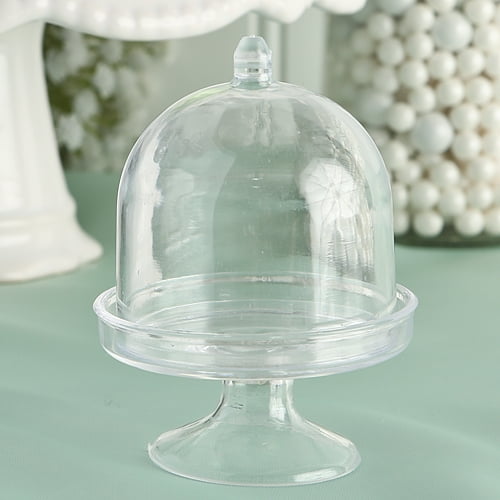 Mini Cake Stand / Plastic Box From The Perfectly Plain Collection | Package Of 200