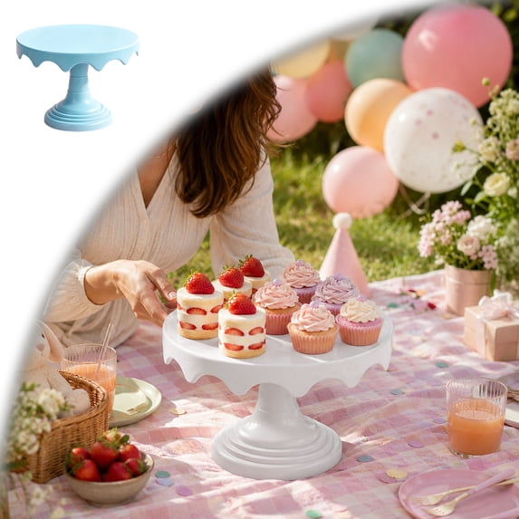 Mini Cake Stand, Cupcake Holder for Dessert Table, Round Dessert Stand for Party, Wedding, Birthday, Celebration