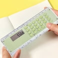 thumbnail image 1 of Mini Calculator, Portable Pocket Calculator Handheld Basic Calculator 2 in 1 Calculator for Students School Home Office, Back to School Gift Christmas Birthday, 1 of 6
