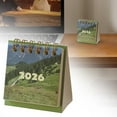 thumbnail image 1 of Mini Calendar 2026, Mini Desk Calendar 2026, Small Desk Calendars Tiny Standing Pocket Flip Calendars, Portable Small Daily Schedule Planner for School Home and Office Supplies, 1 of 9