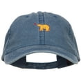 thumbnail image 1 of Mini Cali Bear Embroidered Washed Cap - Navy OSFM, 1 of 5