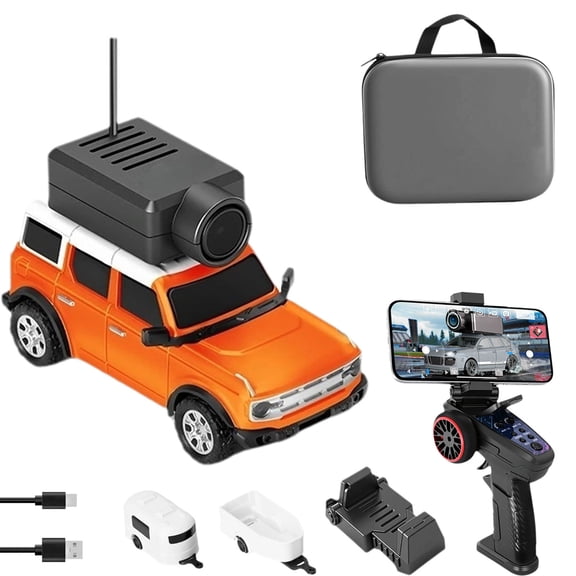 Mini Cam Racer, Fpv Rc Car, High-Definition Camera with Multiple Operating Methods, Wi-Fi Connectivity Allows for Taking Photos and Recording Videos, Sturdy and Durable, Ideal for Indoor Use