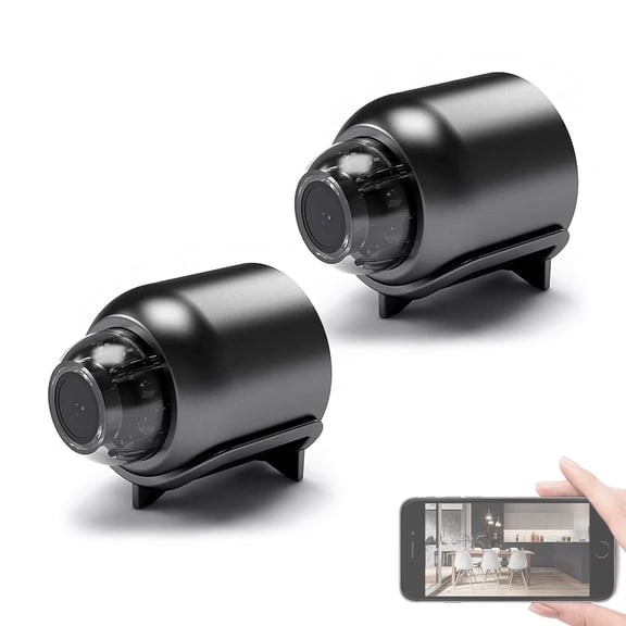 Mini Camaras Espias Ocultas, 1080P HD Security Camera with Night Vision, Motion Detection & Remote Monitoring for Home, Office, Car