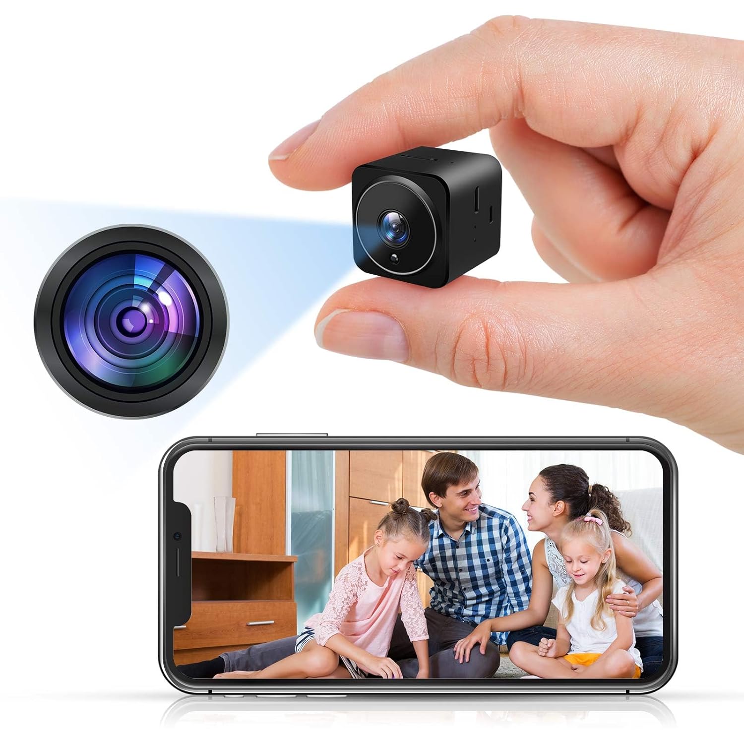 Mini Camera 4K HD WiFi Mini Surveillance Camera Live Transmission