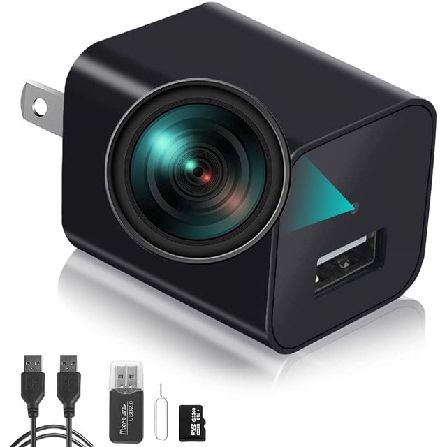 Mini Camera ChargerMini CameraUSB Wall Charger Nanny Cam with Motion