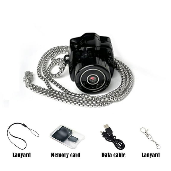 Mini Camera HD Video Audio Recorder Webcam Camcorder Outdoor Necklaces' N2O S5D8