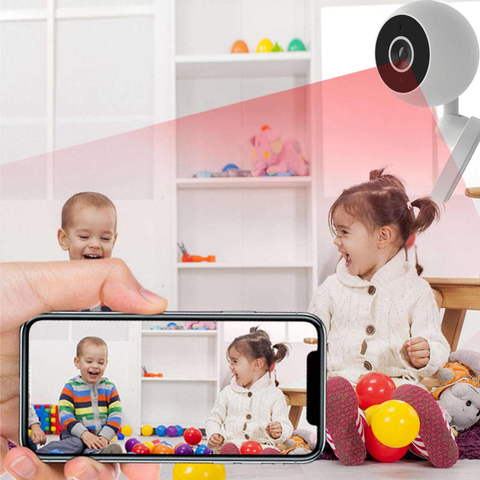 Mini Remote Camera Mini Camera, Indoor Security Remote Wireless Camera 080p Wifi Baby ...