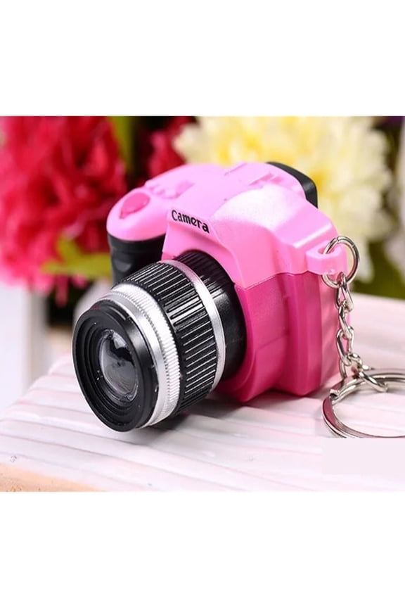 Mini Camera Keychain Camera Keychain Car Key Chain Key Ring LED Flashlight Colorful Key Chain