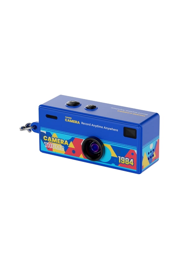Mini Camera Keychain Retro Portable Thumb Camera 1984 Style