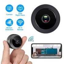 Mini Camera,Small Camera,Guardhouse Camera, Magnetic Mini Security Camera, Wireless WiFi Cameras 1080p HD, App Remote with Night Vision for Home Indoor and Outdoor Use(Black)