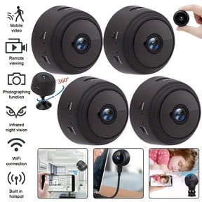 Mini Camera WiFi Camera Video Recorder Small Camera for Room Camera Night Vision Home Security Camera Nanny Cam Pet Camera Baby Camera(4PCS)