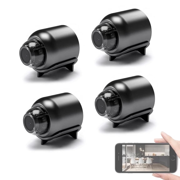 Mini Camera Wireless 1080P HD, Wireless Camera Hidden Cameras Compact Indoor Security Camera with Night Vision Motion Detection Remote Monitoring