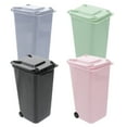 thumbnail image 1 of Mini Can Table Garbage Trash Desktop Waste Kids Girls Aesthetic Scent 1 Gallon Toys Counter Gold Auto Outdoor, 1 of 6