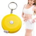 thumbnail image 1 of Mini Candy Color Measuring Tape - Compact Retractable Tape Measure - Small Pocket Measuring Tool - Yellow, 1 of 8
