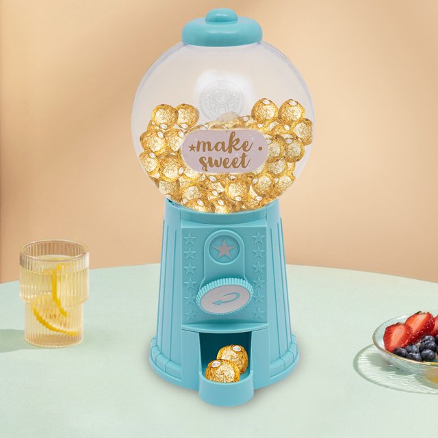 Mini Candy Dispenser, Cute Vending Machine for Desktop, Manual Candy