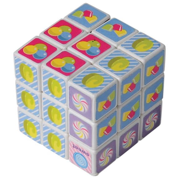 Mini Candy Puzzle Cubes for 3 Years Plus - 4 Piece