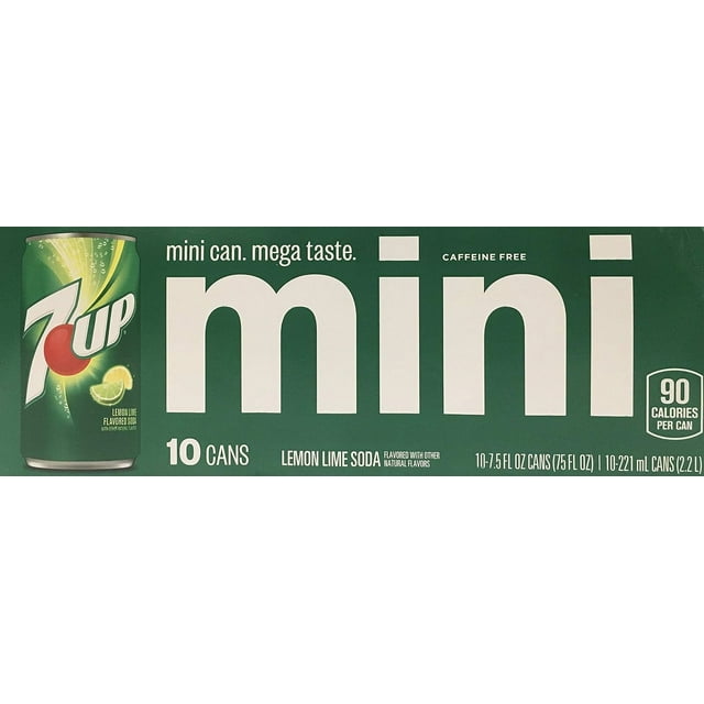 Mini Cans 10-Pack Lemon-Lime Soda (Individually 7.5 oz)