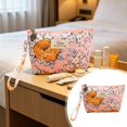 thumbnail image 1 of Mini Canvas Makeup Pouch For Purse,Small Cosmetic Bag Organizer With Zipper Closure, Compact Handbag Storage Case For Daily Essentials, Lightweight Travel Toiletry Organizer For Women, 1 Pack, 1 of 5