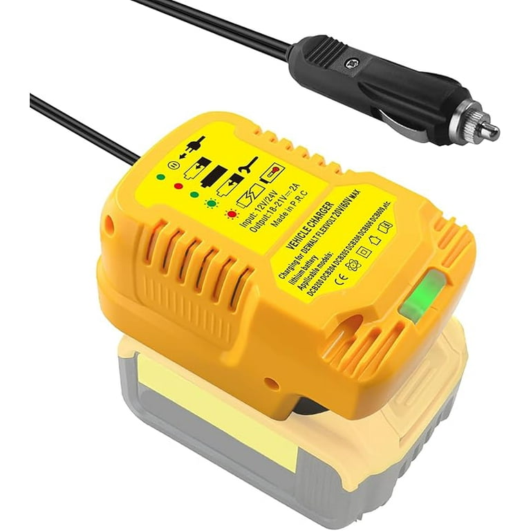 Mini Car Battery Charger for Dewalt 20V 18V Li-ion Battery 