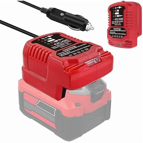 Mini Car Charger Compatible for Craftsman 20V Max V20 Lithium-Ion Battery Replacement for Craftsman 20V Max V20 Lithium-Ion Charger Station for Craftsman V20 Lithium Battery CMCB204 CMCB202 CMCB201