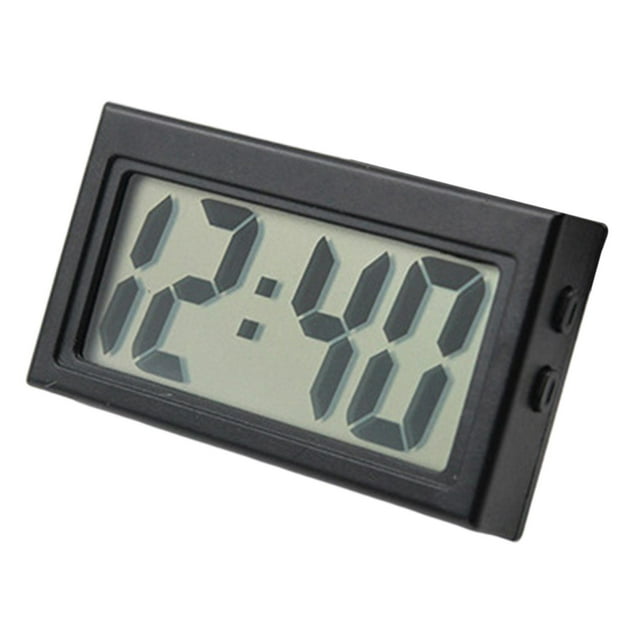 perfk Mini Car Clock, Electronic Digital Clock, Auto Dashboard Time ...