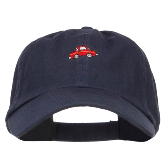Mini Car Embroidered Low Cap - Navy OSFM