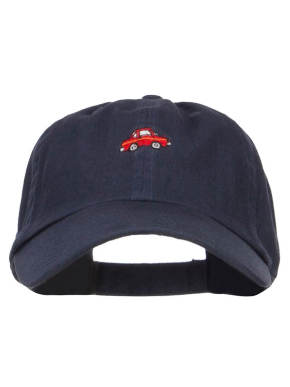 Mini Car Embroidered Low Cap - Navy OSFM